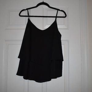 Tiered, Chiffon Tank | Size M